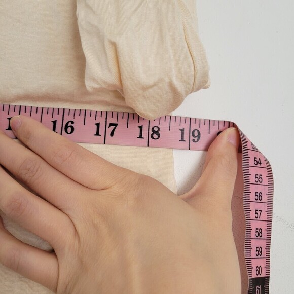 Rachel Pally Beige Cream Tan Turtleneck Modal Long Sleeve Top Size Small - Picture 7 of 11